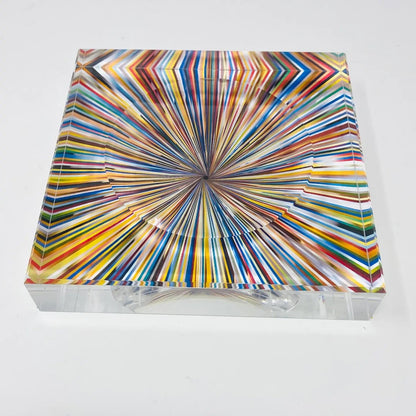 Brickell City Center Inspired Abstract Acrylic Lucite Block Dish - DECO X MIA