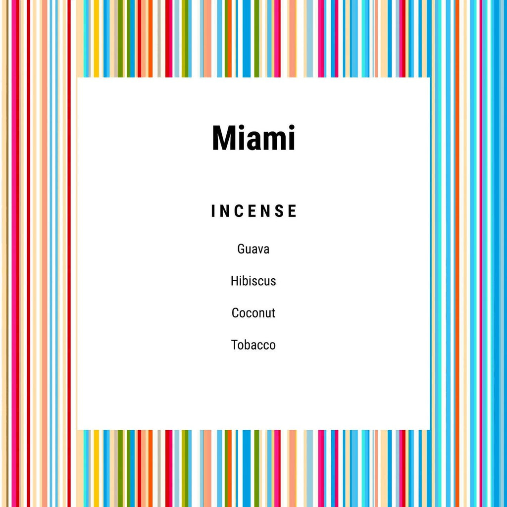 City of Scents Miami Incense - DECO X MIA