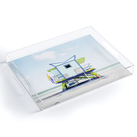 Lincoln Road Lifeguard Tower Tray - DECO X MIA