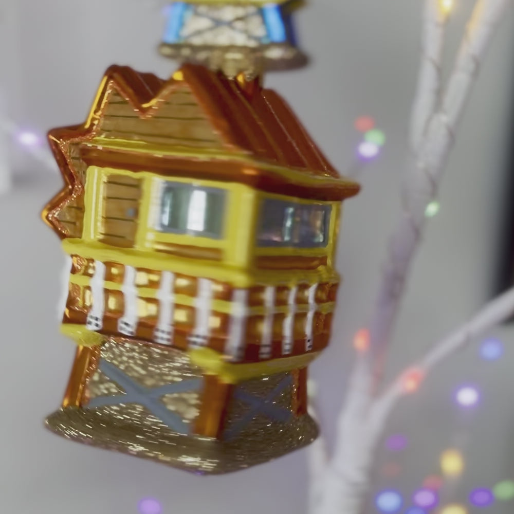 Orange Star Ornament